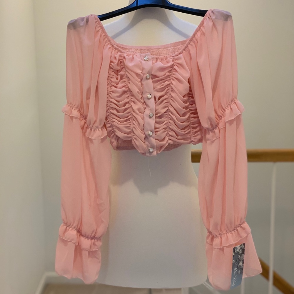 Shirting Crop Top